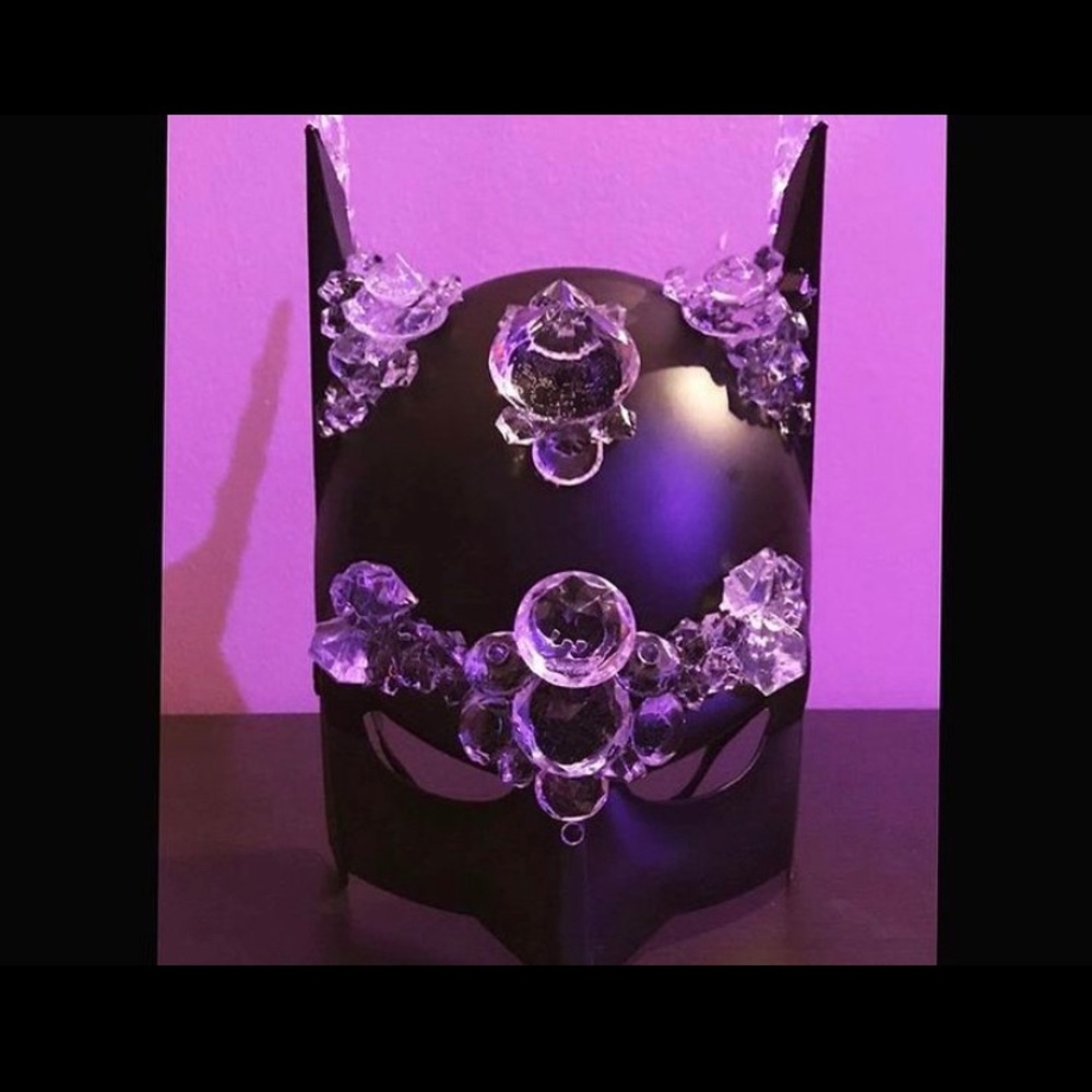 Iced Batman mask